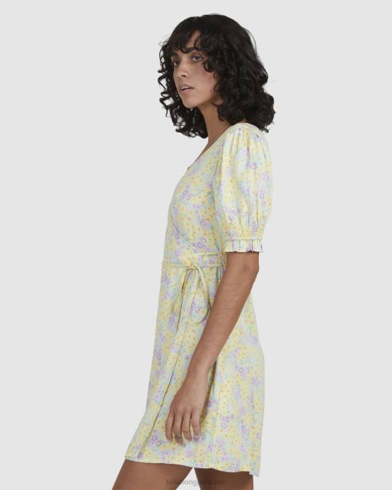 mujer Lima Limon Billabong vestido cruzado tempestad 04LD2339