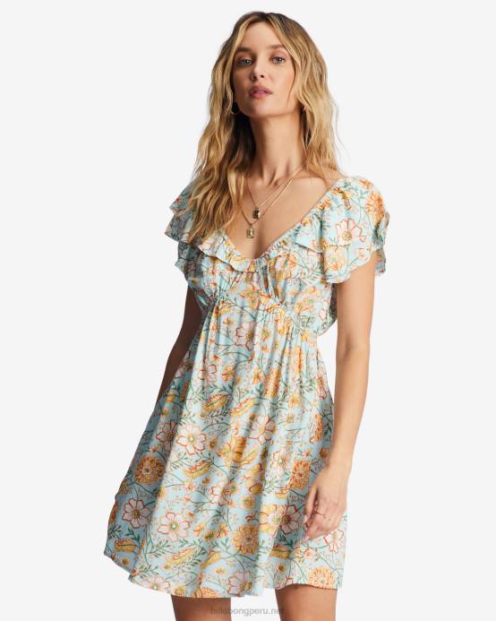 mujer agua pura Billabong Encantame mini vestido 04LD1938