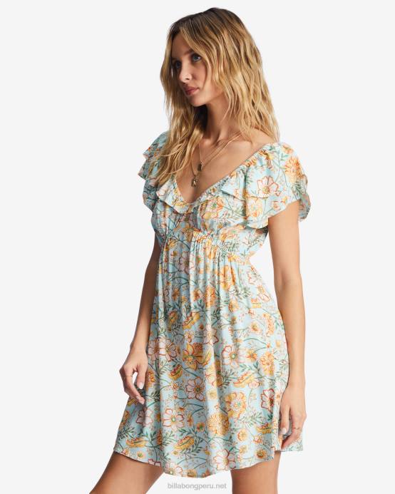 mujer agua pura Billabong Encantame mini vestido 04LD1938