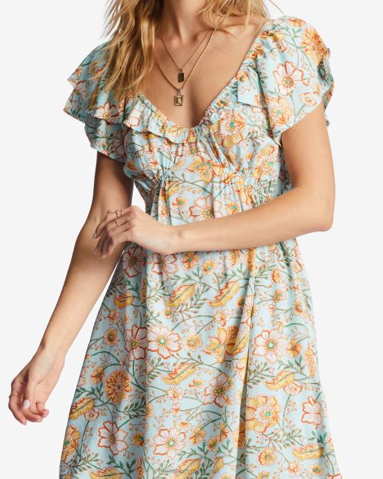 mujer agua pura Billabong Encantame mini vestido 04LD1938