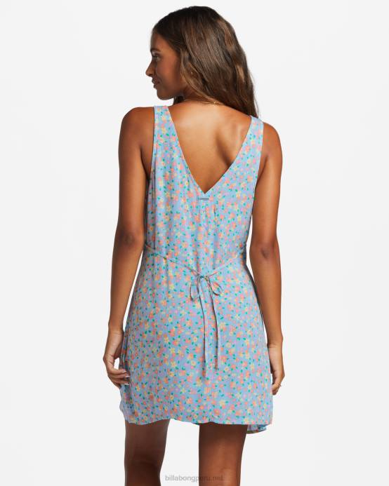 mujer cielo de verano Billabong siente el mini vestido de amor 04LD1773