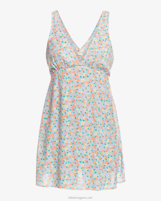 mujer cielo de verano Billabong siente el mini vestido de amor 04LD1773