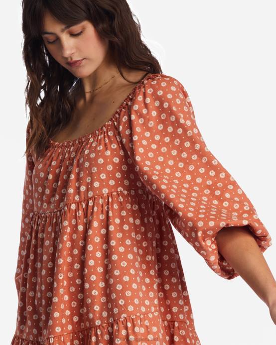 mujer ladrillo Billabong vestido babydoll love crush 04LD2178
