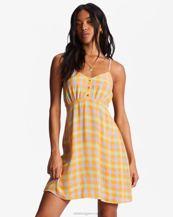 mujer multi Billabong como si mini vestido 04LD2180