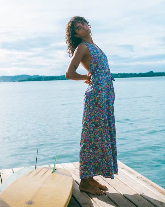 mujer playa Billabong vamos a colgar el vestido midi 04LD1844
