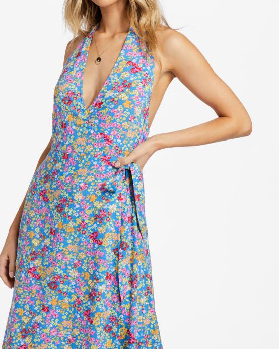 mujer playa Billabong vamos a colgar el vestido midi 04LD1844