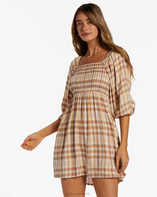 mujer trufa Billabong mini vestido de los días del paraíso 04LD2091