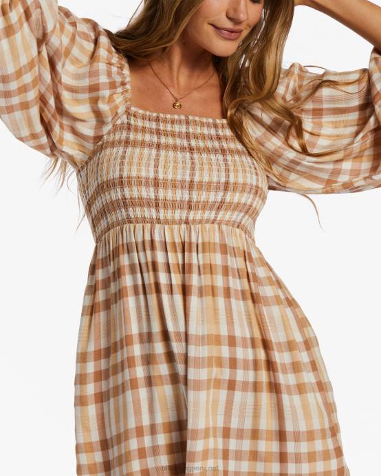 mujer trufa Billabong mini vestido de los días del paraíso 04LD2091