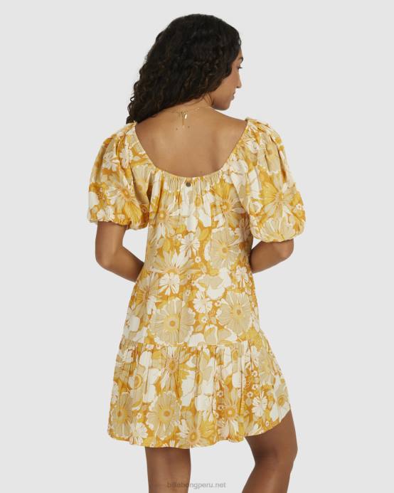 mujer óxido Billabong vestido mini dalilah luna llena 04LD2191