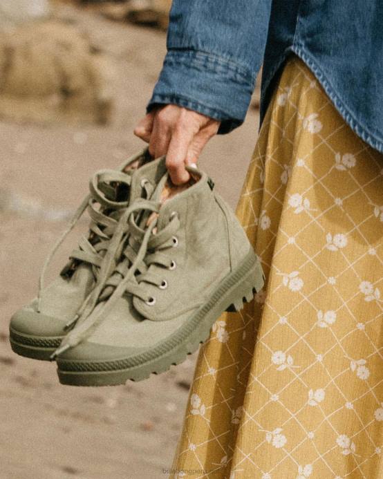 mujer ejército Billabong deambular por las botas de montaña 04LD2502