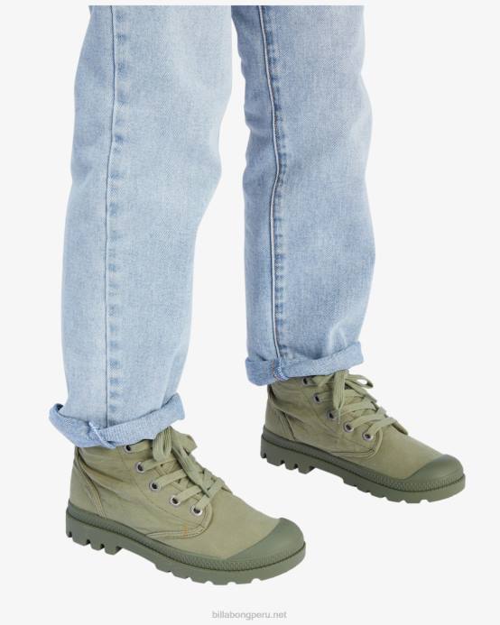 mujer ejército Billabong deambular por las botas de montaña 04LD2502