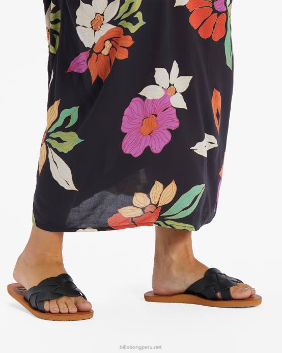 mujer apagado negro Billabong sandalias lana 04LD2512