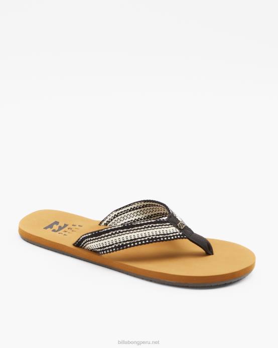 mujer arenas negras Billabong sandalias bajas 04LD2528