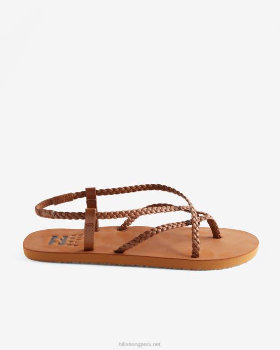 mujer aturdimiento del desierto Billabong cruzando por sandalias trenzadas 04LD2497