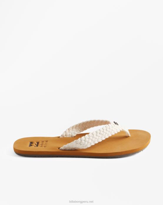 mujer blanco Billabong sandalias bajas 04LD2499