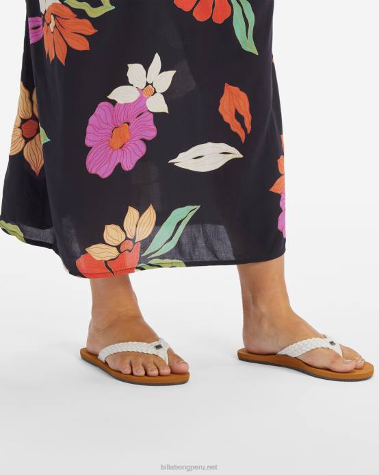 mujer blanco Billabong sandalias bajas 04LD2499