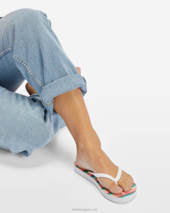 mujer enamoramiento de coral Billabong sandalias dama con chanclas de goma 04LD2524