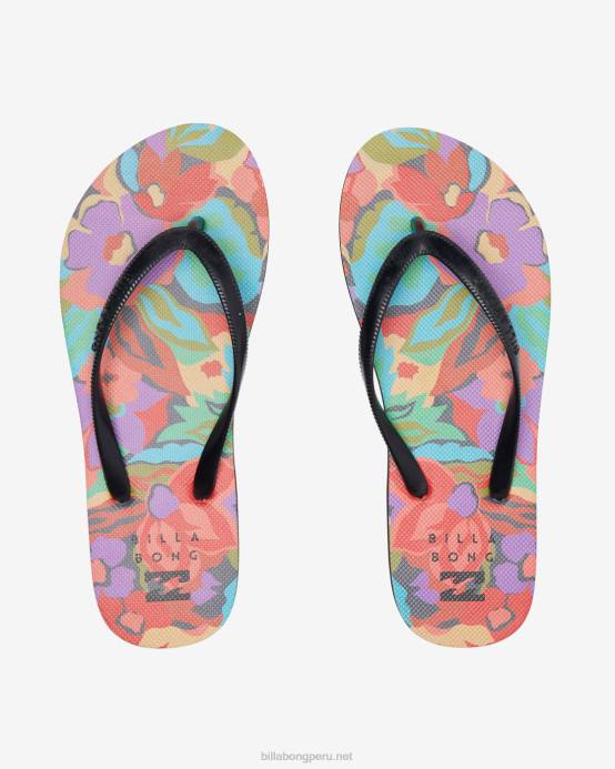 mujer orquídea brillante Billabong sandalias dama con chanclas de goma 04LD2516