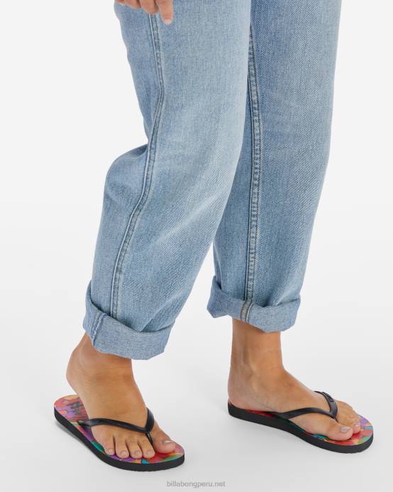 mujer orquídea brillante Billabong sandalias dama con chanclas de goma 04LD2516