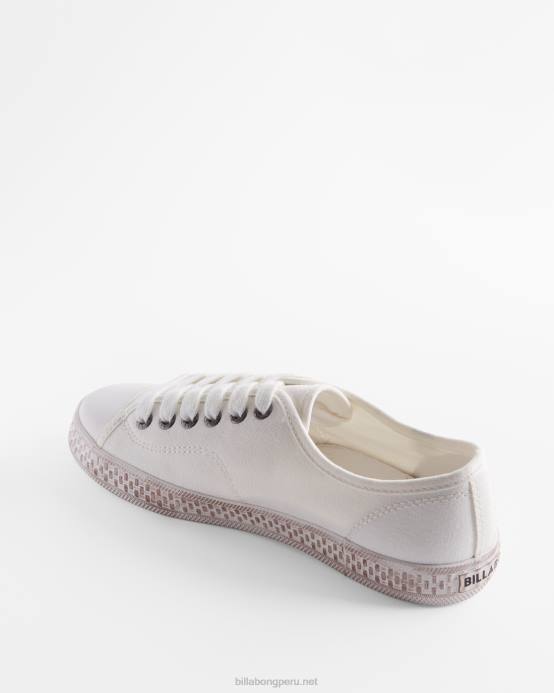 mujer blanquecino Billabong zapatos de lona independientes 04LD2506
