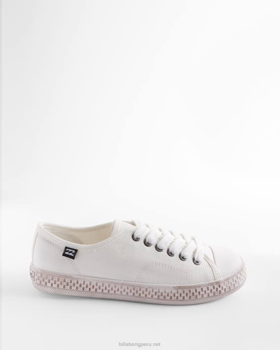 mujer blanquecino Billabong zapatos de lona independientes 04LD2506