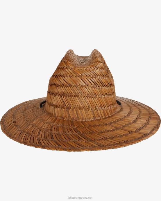 Niños marrón Billabong sombrero salvavidas mareas 04LD761