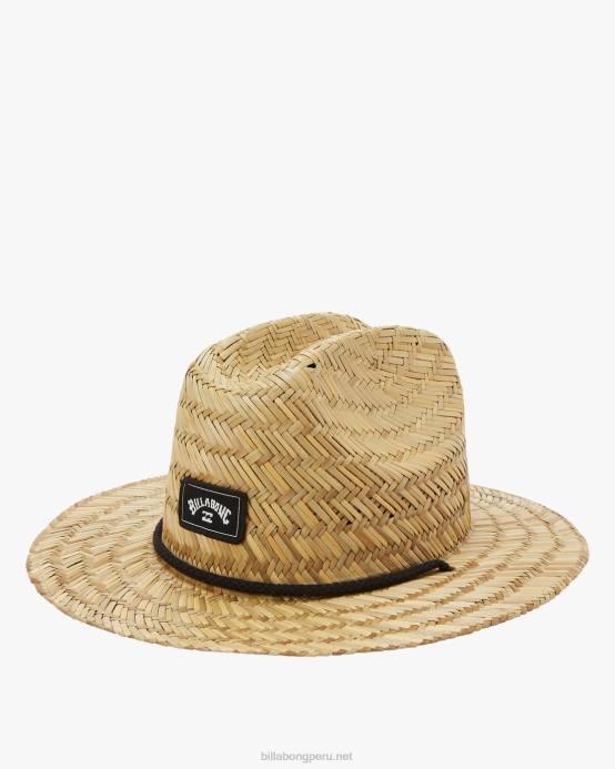 Niños natural Billabong sombrero salvavidas mareas 04LD838