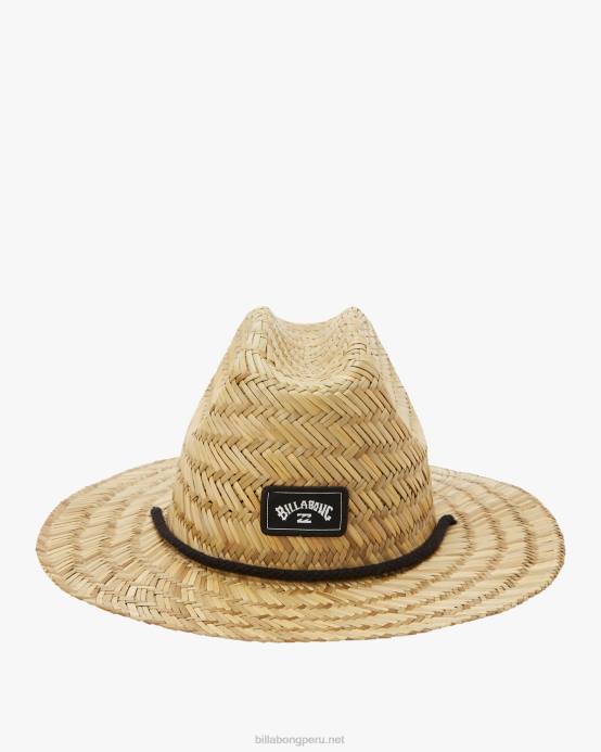 Niños natural Billabong sombrero salvavidas mareas 04LD838