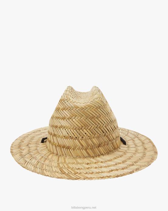 Niños natural Billabong sombrero salvavidas mareas 04LD838