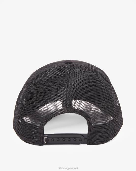 Niños verde neón Billabong sombrero de camionero podio 04LD854