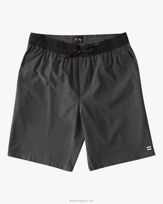 Niños asfalto Billabong pantalones cortos sumergibles con cintura elástica crossfire 16'' 04LD949