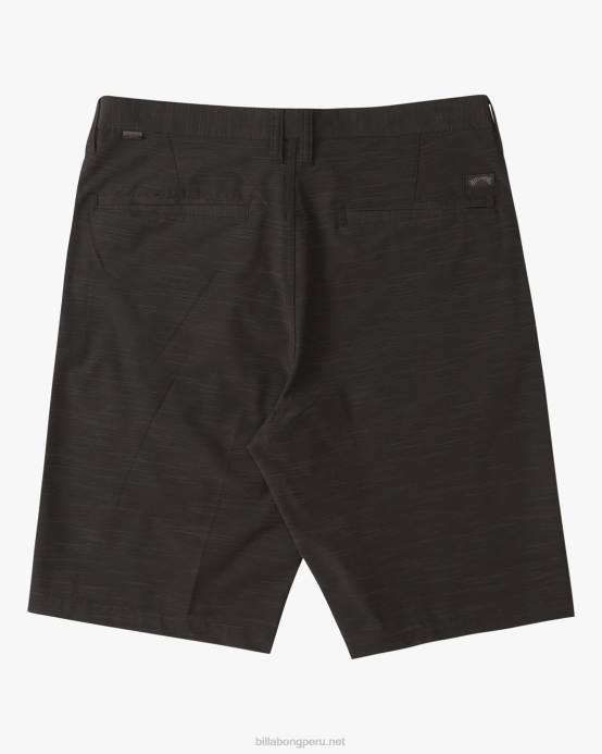 Niños negro Billabong shorts crossfire slub 18'' 04LD953
