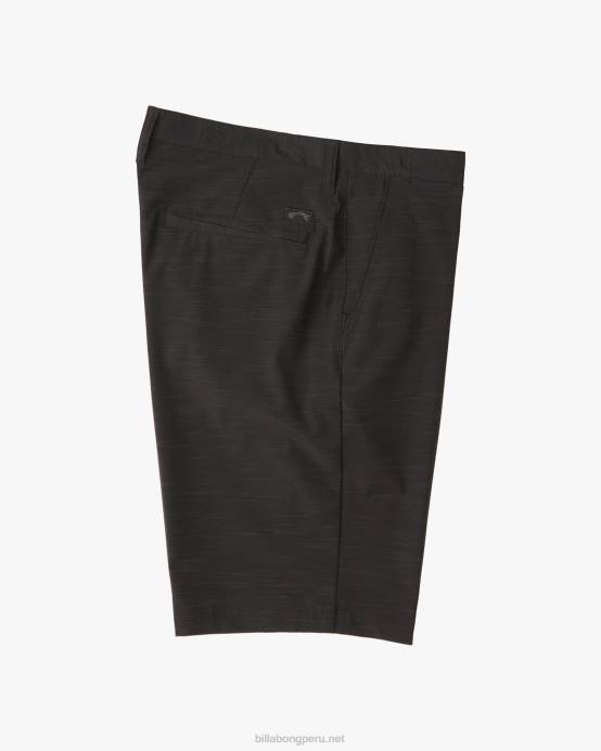 Niños negro Billabong shorts crossfire slub 18'' 04LD953
