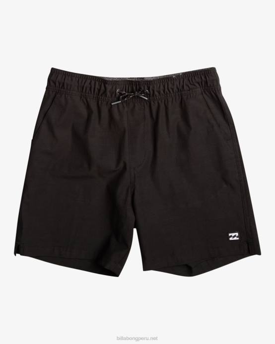 Niños negro Billabong shorts sumergibles crossfire 04LD982