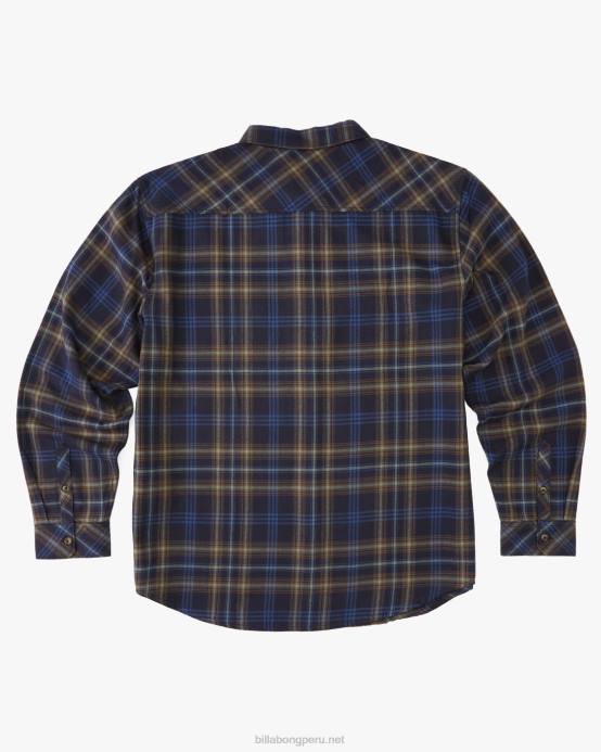 Niños medianoche Billabong camisa de franela de la costa 04LD1055