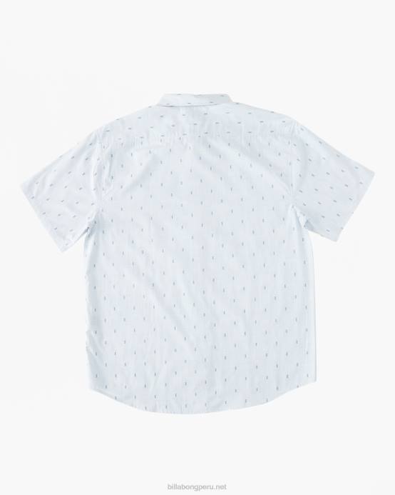 Niños neblina azul Billabong camisa de manga corta todo el día 04LD1087
