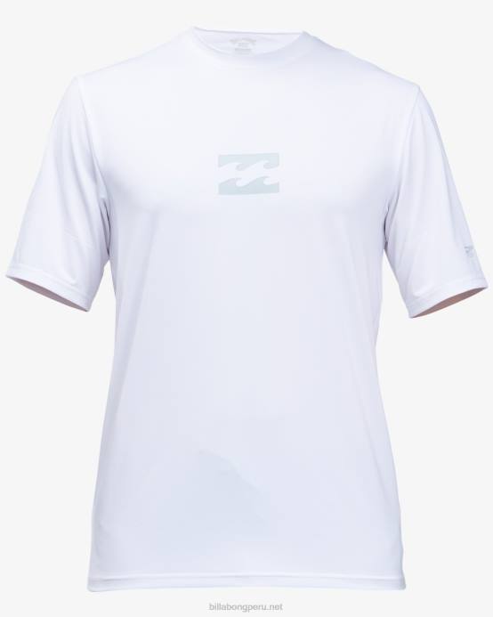 Niños blanco Billabong 2-7 camiseta de surf de manga corta con ajuste holgado para todo el día 04LD936