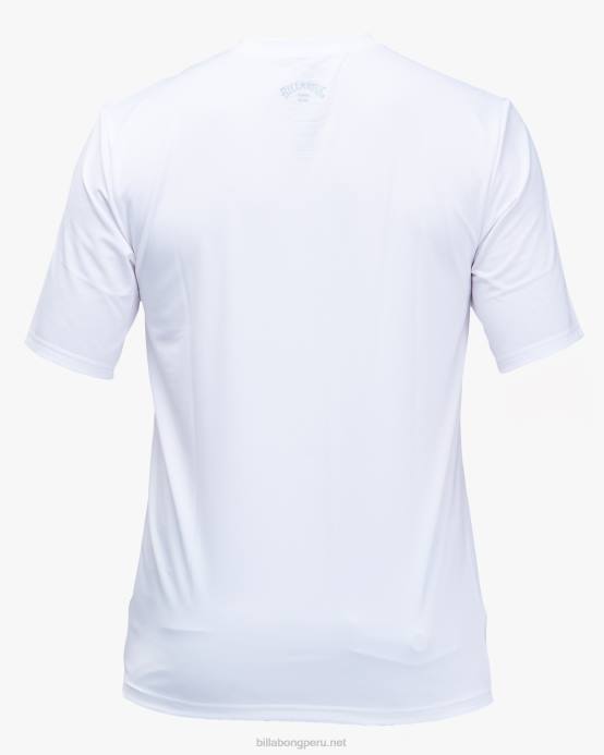 Niños blanco Billabong 2-7 camiseta de surf de manga corta con ajuste holgado para todo el día 04LD936