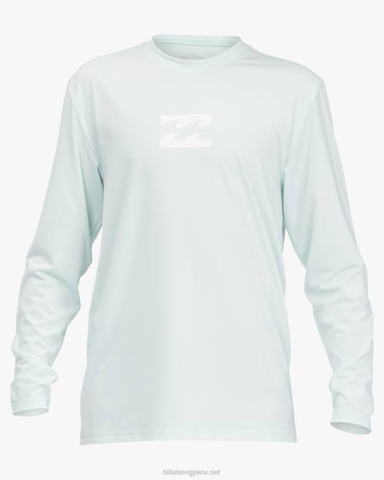 Niños blanco Billabong 2-7 camiseta de surf de manga larga con ajuste holgado para todo el día 04LD941