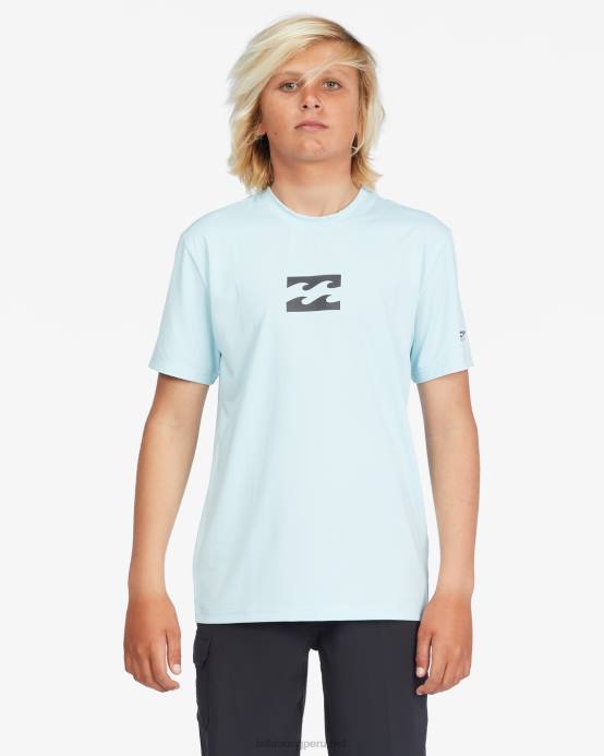 Niños costero Billabong playera de surf de manga corta con ajuste holgado para todo el día 04LD966