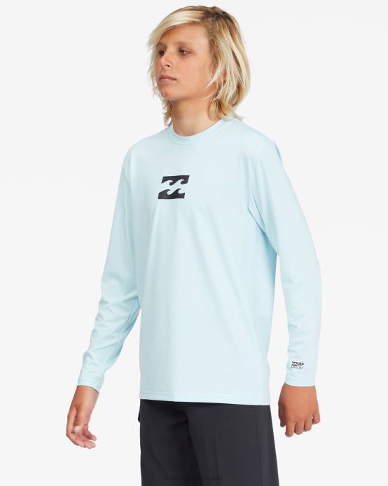 Niños costero Billabong playera de surf de manga larga con ajuste holgado para todo el día 04LD945