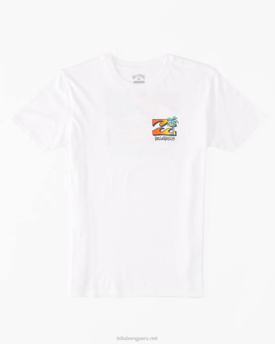 Niños blanco Billabong (2-7) camiseta bbtv 04LD1101