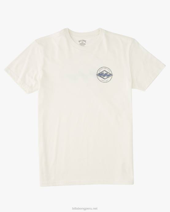 Niños blanquecino Billabong playera de manga corta de diamante del rotor 04LD929