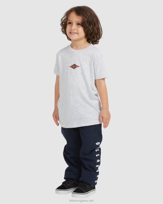 Niños brezo gris claro Billabong (2-7) camiseta de manga corta groms diamond wave 04LD1064