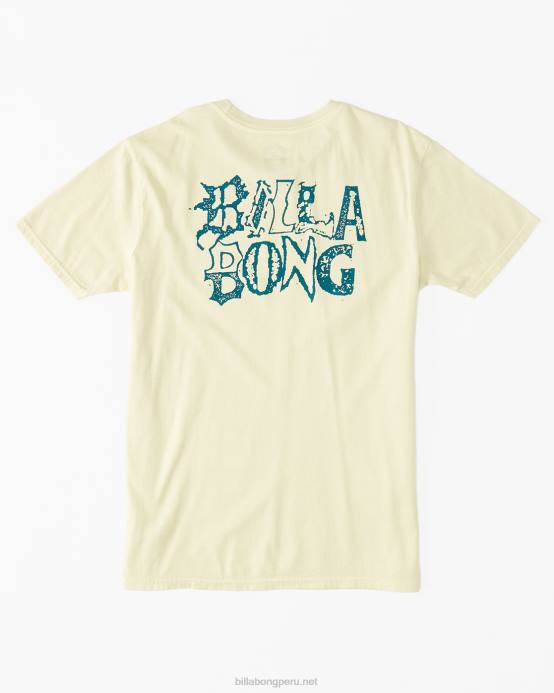 Niños lima claro Billabong camiseta con texto 04LD1084