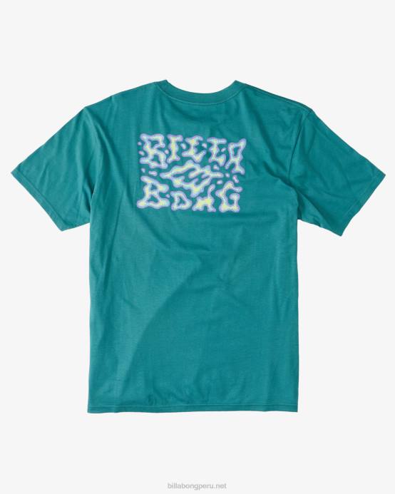Niños menta oscura Billabong camiseta de cuento 04LD1035