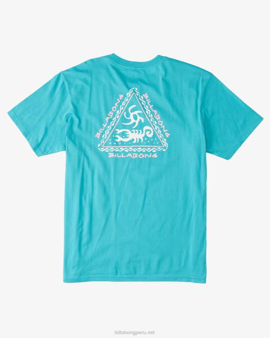 Niños verde azulado Billabong camiseta de cuento 04LD1034