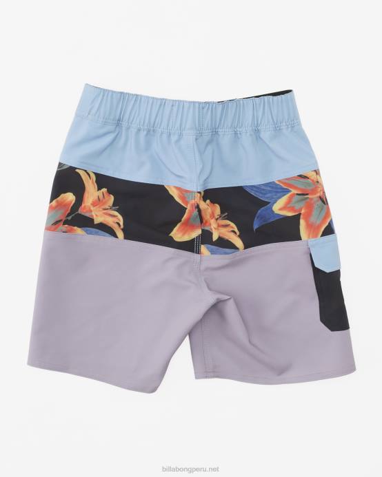 Niños azul Billabong shorts de baño tribong pro 13'' 04LD971