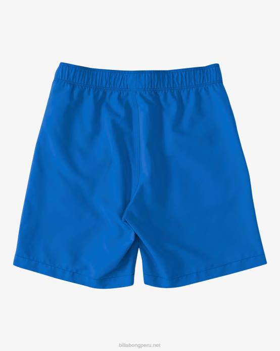 Niños cobalto Billabong shorts de playa para todo el día 04LD198