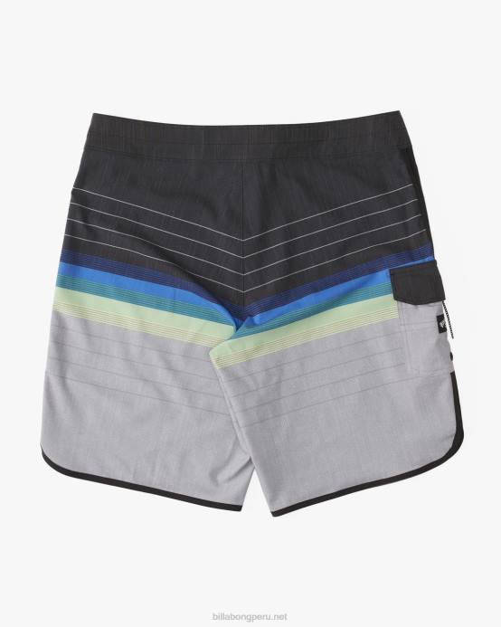 Niños gris Billabong 73 shorts de baño de 16'' de rendimiento profesional 04LD1106